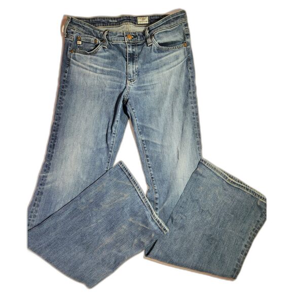 AG Adriano Goldschmied The Angel Bootcut Jeans 29R Medium Wash Premium Denim - Picture 2 of 11